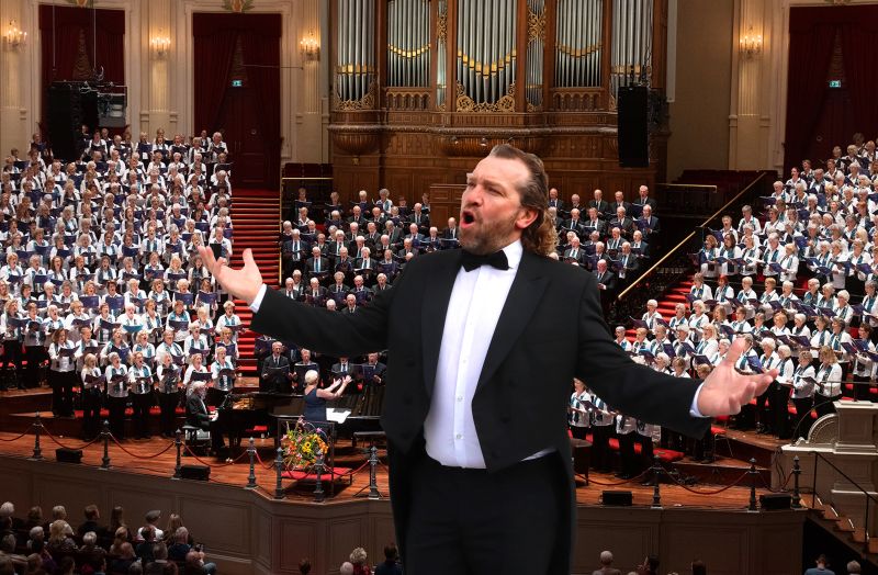 Kerstconcert Grootkoor Friesland met Tenor Florian