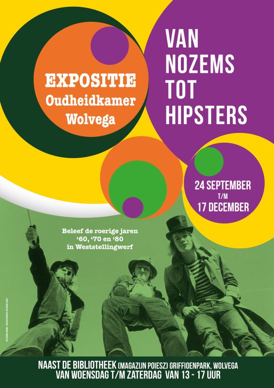 Expositie: Van Nozems tot Hipsters - de roerige jaren '60, '70 en '80